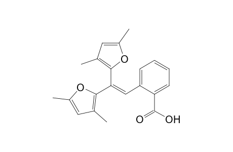 2-[2,2-Bis(3,5-Dimethylfur-2-yl)ethenyl]benzoic acid