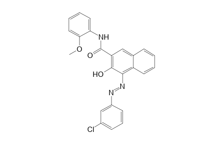 3-Chloroaniline -> 2-hydroxynaphthoic arylide-2-methoxyanilide