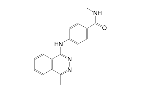 N-methyl-4-[(4-methyl-1-phthalazinyl)amino]benzamide