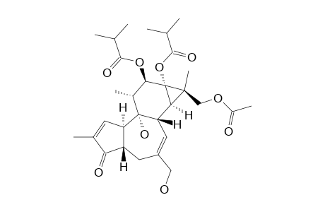 17-ACETOXY-4-DEOXYPHORBOL-12,13-BIS-(ISOBUTYRATE)
