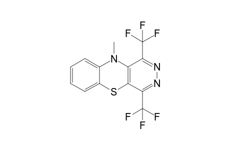 10-Methyl-1,4-bis(trifluoromethyl)-10H-pyridazino[4,5-b][1,4]benzothiazine