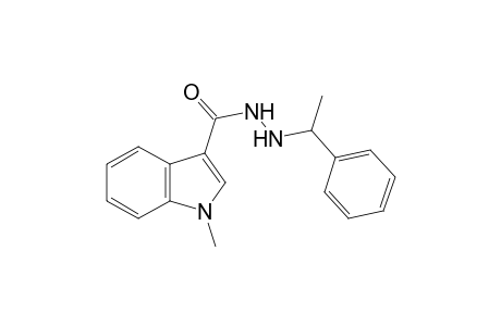 1-methylindole-3-carboxylic acid, 2-(alpha-methylbenzyl)hydrazide