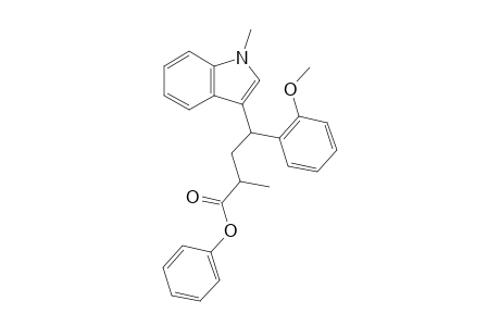 phenyl 4-(2-methoxyphenyl)-2-methyl-4-(1-methyl-1H-indol-3-yl)butanoate