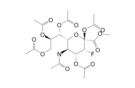 METHYL-5-ACETAMIDO-2,4,7,8,9-PENTA-O-ACETYL-3,5-DIDEOXY-3-FLUORO-BETA-D-ERYTHRO-L-MANNO-2-NONULOPYRANOSONATE