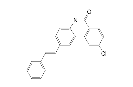 4-Chloro-N-(4-styrylphenyl)benzamide