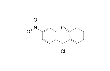 2-[1-Chloro-1-(4-nitrophenyl)methyl]-2-cyclohexen-1-one