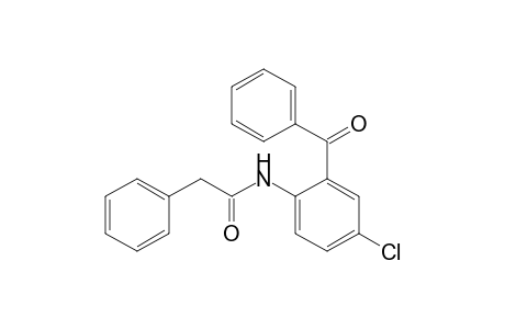 N-(2-benzoyl-4-chloro-phenyl)-2-phenyl-acetamide