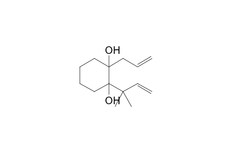 2-Allyl-1-(1,1-dimethylallyl)cyclohexane-1,2-diol