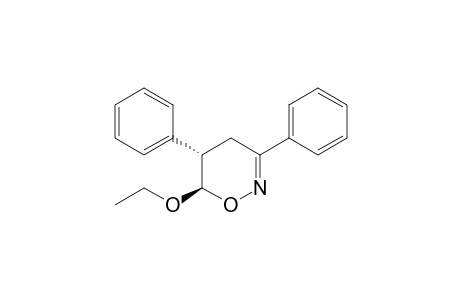 6-Ethoxy-3,5-diphenyl-5,6-dihydro-4H-1,2-oxazine