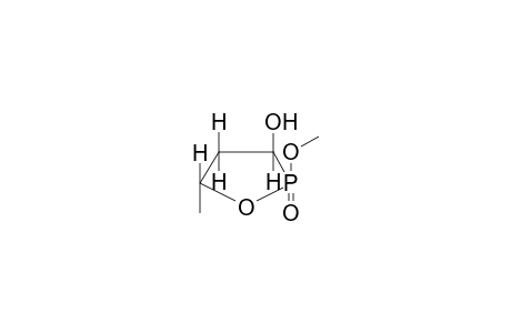 2BETA-OXO-2ALPHA-METHOXY-3ALPHA-HYDROXY-5BETA-METHYL-1,2-OXAPHOSPHOLANE