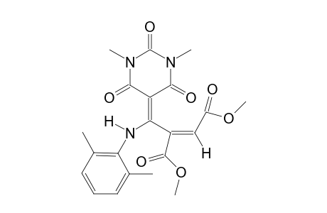 Dimethyl 2-({[(2'',6''-dimethylphenyl)amino]-1',3'-dimethyl-2',4',6'-trioxopyrimidine-5'-ylidene}methyl}-1-butene-1,4-dioate