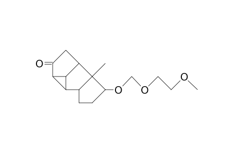 9-(2-Methoxy-ethoxymethoxy)-8-methyl-tetracyclo(6.3.0.0/2,4/)undecan-5-one