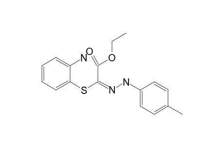 Ethyl 1-[(2'-aminophenyl)thio]-1-[(p-tolyl)hydrazonato]ethanoate