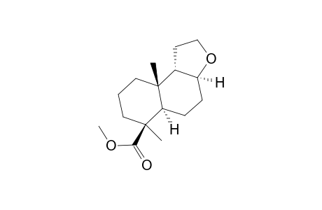 Naphtho[2,1-b]furan-6-carboxylic acid, dodecahydro-6,9a-dimethyl-, methyl ester, [3aS-(3a.alpha.,5a.alpha.,6.beta.,9a.beta.,9b.alpha.)]-