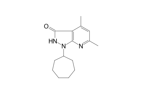 1-Cycloheptyl-4,6-dimethyl-1,2-dihydro-3H-pyrazolo[3,4-b]pyridin-3-one
