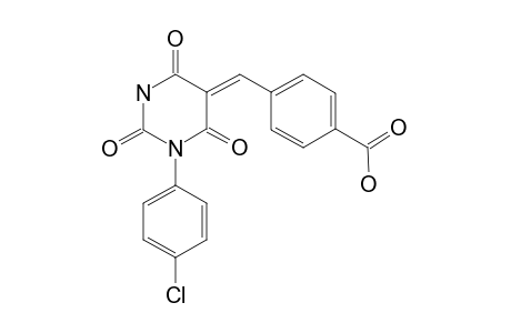 4-[(Z)-[1-(4-chlorophenyl)-2,4,6-triketo-hexahydropyrimidin-5-ylidene]methyl]benzoic acid