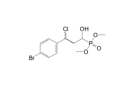 (p-BROMO-gamma-CHLORO-alpha-HYDROXYCINNAMYL)PHOSPHONIC ACID, DIMETHYL ESTER