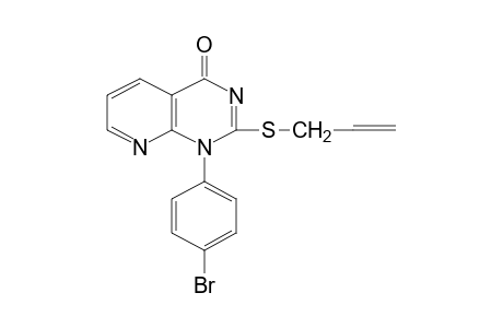 2-(allylthio)-1-(p-bromophenyl)pyrido[2,3-d]pyrimidin-4(1H)-one