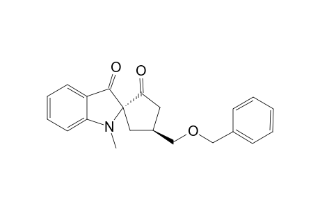 (1S,4S)-4-(benzyloxymethyl)-1'-methylspiro[cyclopentane-1,2'-indoline]-2,3'-dione