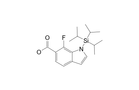 7-FLUORO-1-(TRIISOPROPYLSILYL)-INDOLE-6-CARBOXYLIC-ACID