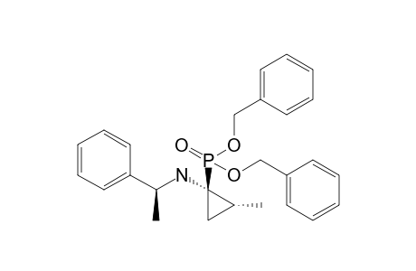 Dibenzyl (1R,2R,1'S)-2-methyl-1-(1'-phenylethylamino)cyclopropanephosphonate