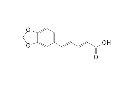 (2E,4E)-5-(1,3-Benzodioxol-5-yl)-2,4-pentadienoic acid