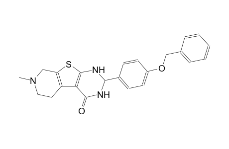2-[4-(benzyloxy)phenyl]-7-methyl-2,3,5,6,7,8-hexahydropyrido[4',3':4,5]thieno[2,3-d]pyrimidin-4(1H)-one