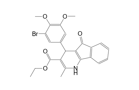 1H-indeno[1,2-b]pyridine-3-carboxylic acid, 4-(3-bromo-4,5-dimethoxyphenyl)-4,5-dihydro-2-methyl-5-oxo-, ethyl ester