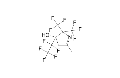 5-Methyl-3-(1,1,2,2,2-pentafluoroethyl)-2,2-bis(trifluoromethyl)-3,4-dihydro-2H-pyrrol-3-ol