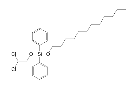 Silane, diphenyl(2,2-dichloroethoxy)dodecyloxy-