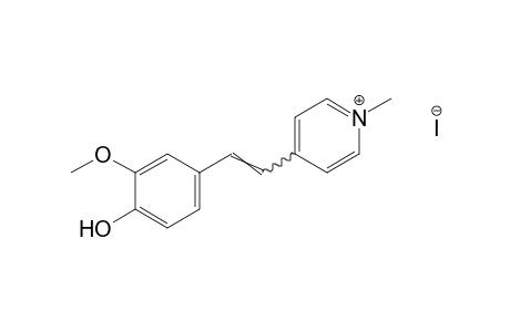 4-(4-hydroxy-3-methoxystyryl)-1-methylpyridinium iodide