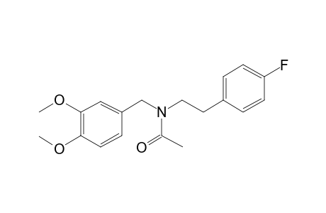 N-(3,4-Dimethoxybenzyl)-2-(4-fluorophenyl)ethanamine, 1ac derivative