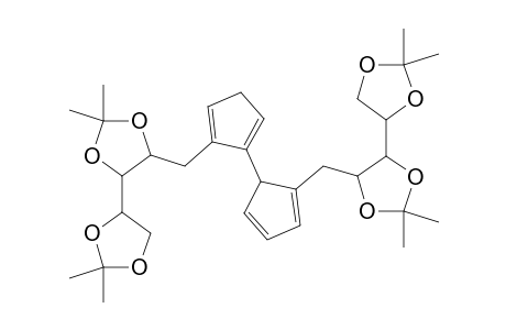 1-C-(CYCLOPENTA-1',3'-DIENYL)-AND-1-C-(CYCLOPENTA-1',4'-DIENYL)-1-DEOXY-2,3:4,5-DI-O-ISOPROPYLIDENE-D-RIBITOL