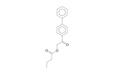 butyric acid, p-phenylphenacyl ester