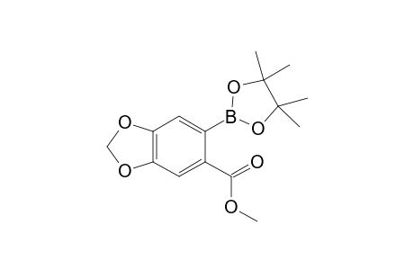 Methyl 6-(4,4,5,5-Tetramethyl-1,3,2-dioxaborolan-2-yl)benzo[d][1,3]dioxole-5-carboxylate