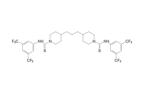 4,4''-trimethylenebis[a,a,a,a',a',a'-hexafluorothio-1-piperidinecarboxy-3,5'-xylidide]