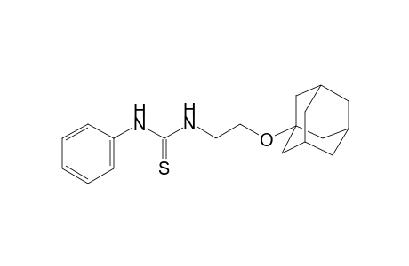 thiourea, N-phenyl-N'-[2-(tricyclo[3.3.1.1~3,7~]dec-1-yloxy)ethyl]-