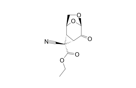 (1R,2R,3R,4S,6R)-5-OXO-3-CYANO-3-ETHOXYCARBONYL-7,9-DIOXATRICYCLO-[4.2.10(2,4)]-NONANE