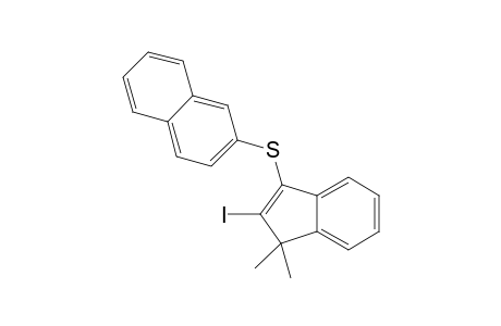 (2-Iodo-1,1-dimethyl-1H-inden-3-yl) (naphthalen-2-yl) sulfide