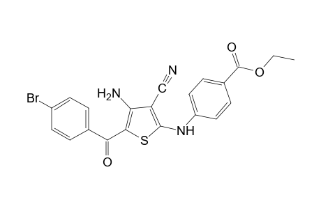 p-{[4-amino-5-(p-bromobenzoyl)-3-cyano-2-thienyl]amino}benzoic acid, ethyl ester