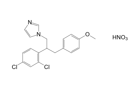 1-[2-(2,4-dichlorophenyl)-3-(p-methoxyphenyl)propyl]imidazole, mononitrate