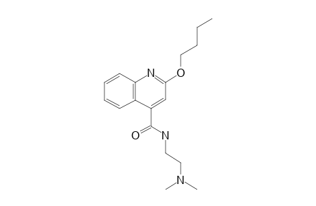 2-Butoxy-n-(2-(dimethylamino)ethyl)-4-quinolinecarboxamide