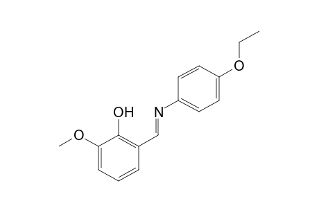 2-[N-(p-ethoxyphenyl)formimidoyl]-6-methoxyphenol