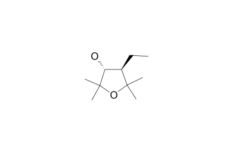 2,2,5,5-Tetramethyl-trans-4-ethyl-tetrahydrofuran-3-ol