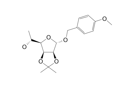 p-Methoxybenzyl 6-deoxy-2,3-o-isopropylidene-A-D-mannofuranoside