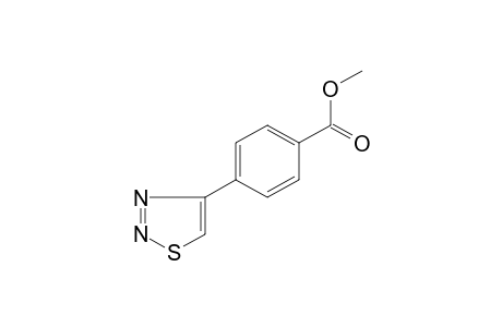 p-(1,2,3-thiadiazol-4-yl)benzoic acid, methyl ester