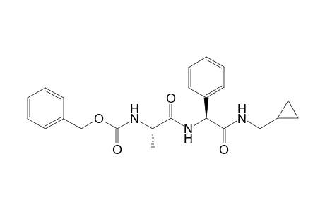 N-[(Benzyloxycarbonyl)-L-alanine-N-{2-[(cyclopropylmethyl)amino]-2'-oxo-1'-phenylethyl}-amide