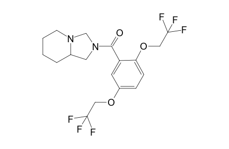 8-[2',5'-bis(2,2,2-trifluoroethoxy)benzoyl]-1,8-diazabicyclo[4.3.0] nonane / flecainide-(M+12)-artifact