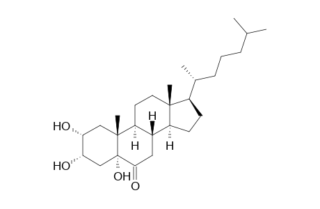 2-ALPHA,3-ALPHA,5-TRIHYDROXY-5-ALPHA-CHOLESTAN-6-ONE