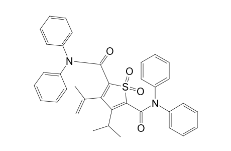 1,1-bis(oxidanylidene)-N2,N2,N5,N5-tetraphenyl-3-propan-2-yl-4-prop-1-en-2-yl-thiophene-2,5-dicarboxamide